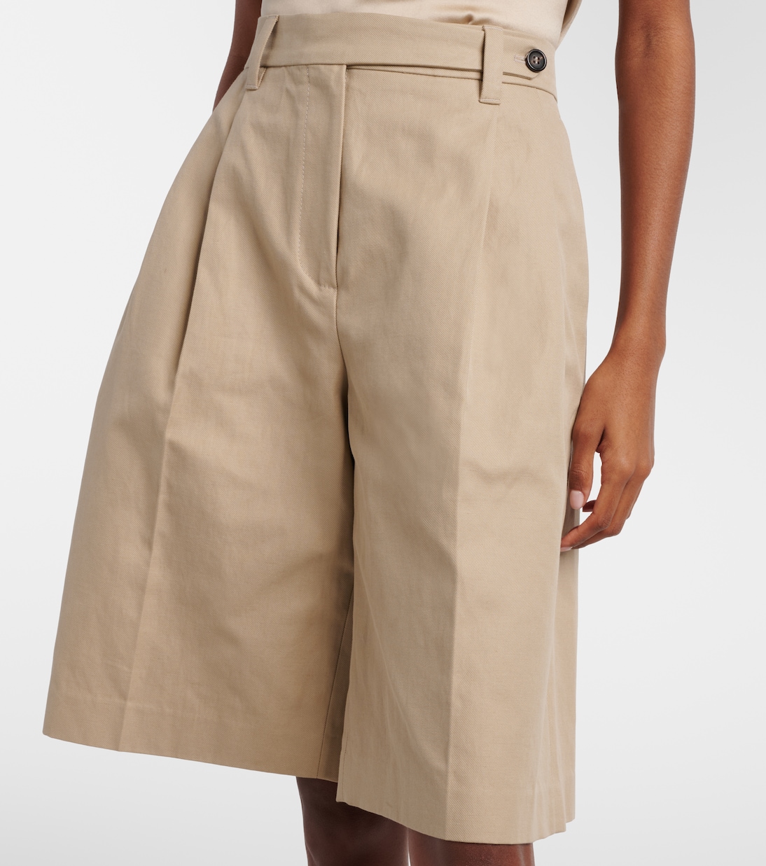 Shorts aus Baumwolle und Leinen | Brunello Cucinelli
