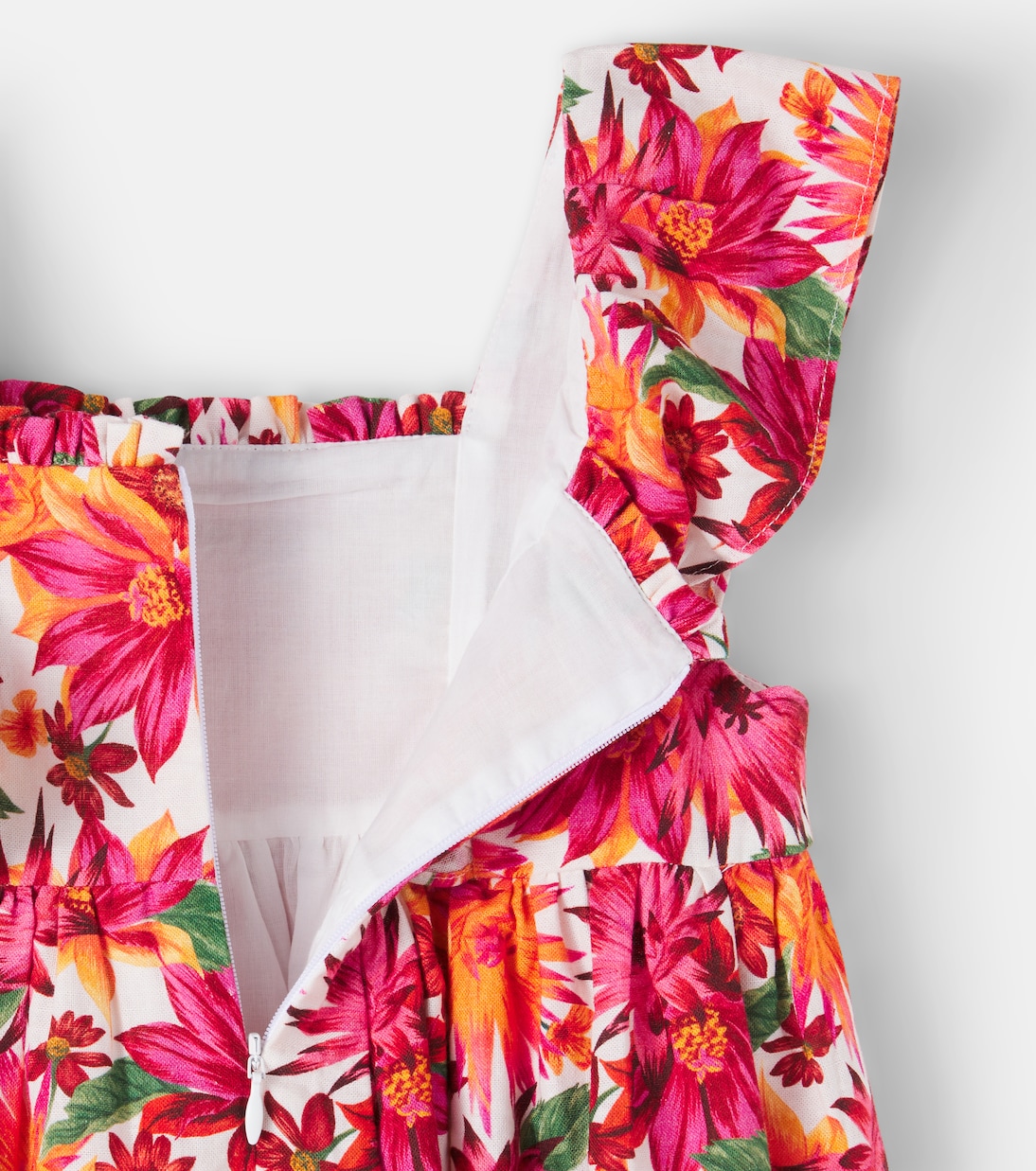 Kleid aus Baumwolle und Leinen | Tartine et Chocolat