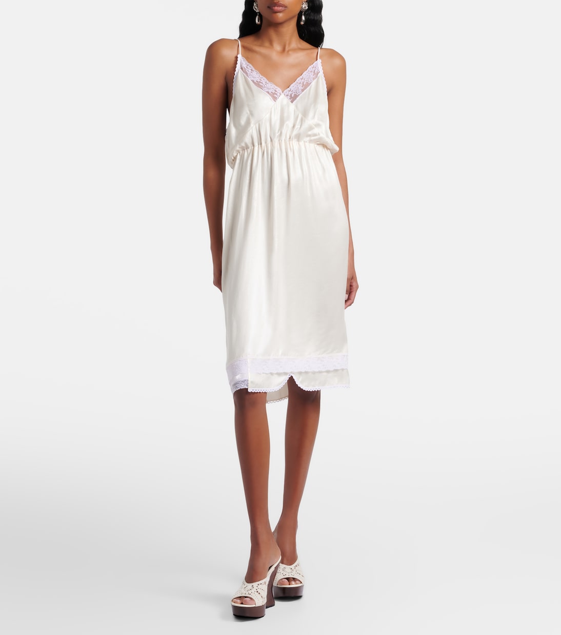 Slipdress mit Spitze | Magda Butrym