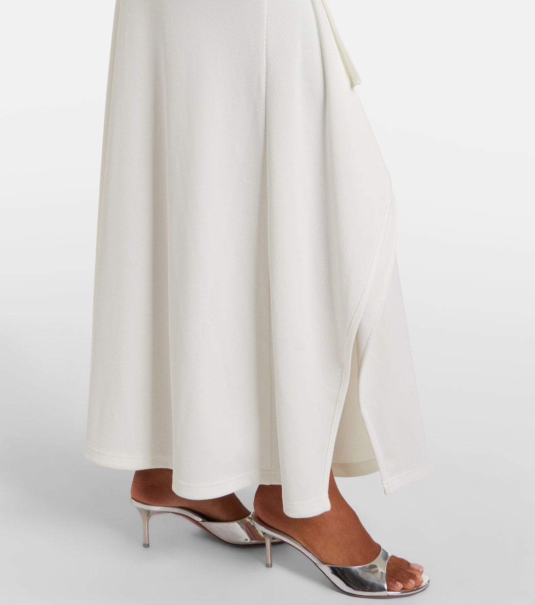 Verzierter Maxirock Occhio aus Jersey | Christopher Esber