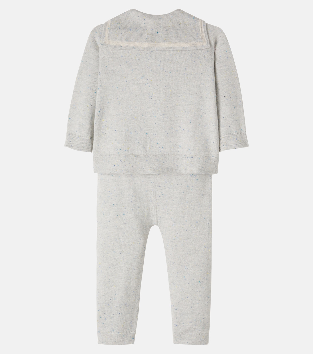 Baby Laslo cotton cardigan and pants set | Bonpoint