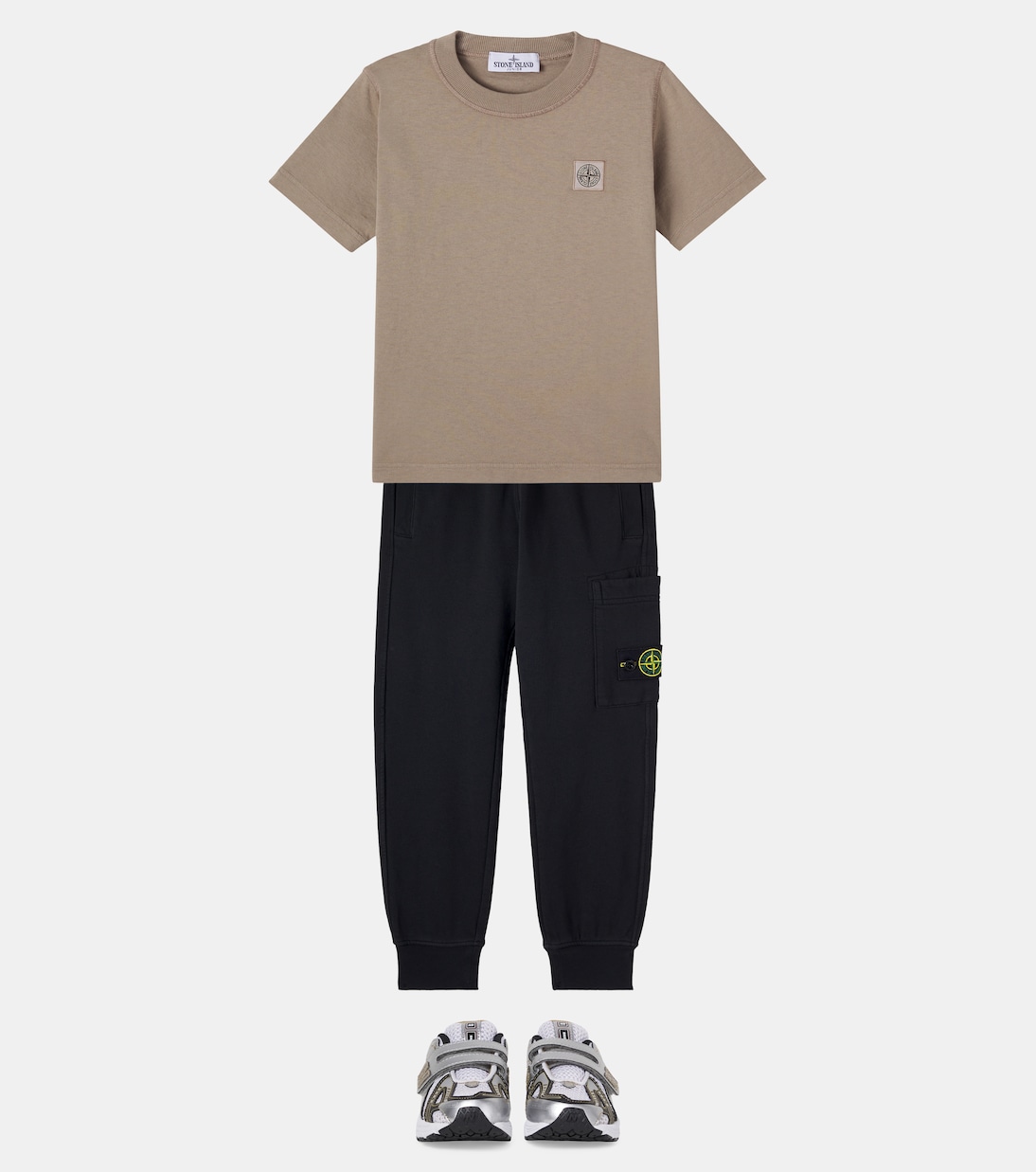 T-shirt Compass en coton | Stone Island Junior