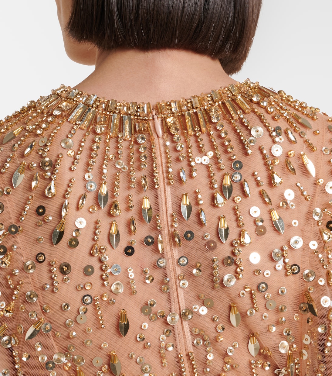 Hestia embellished caped gown | Jenny Packham