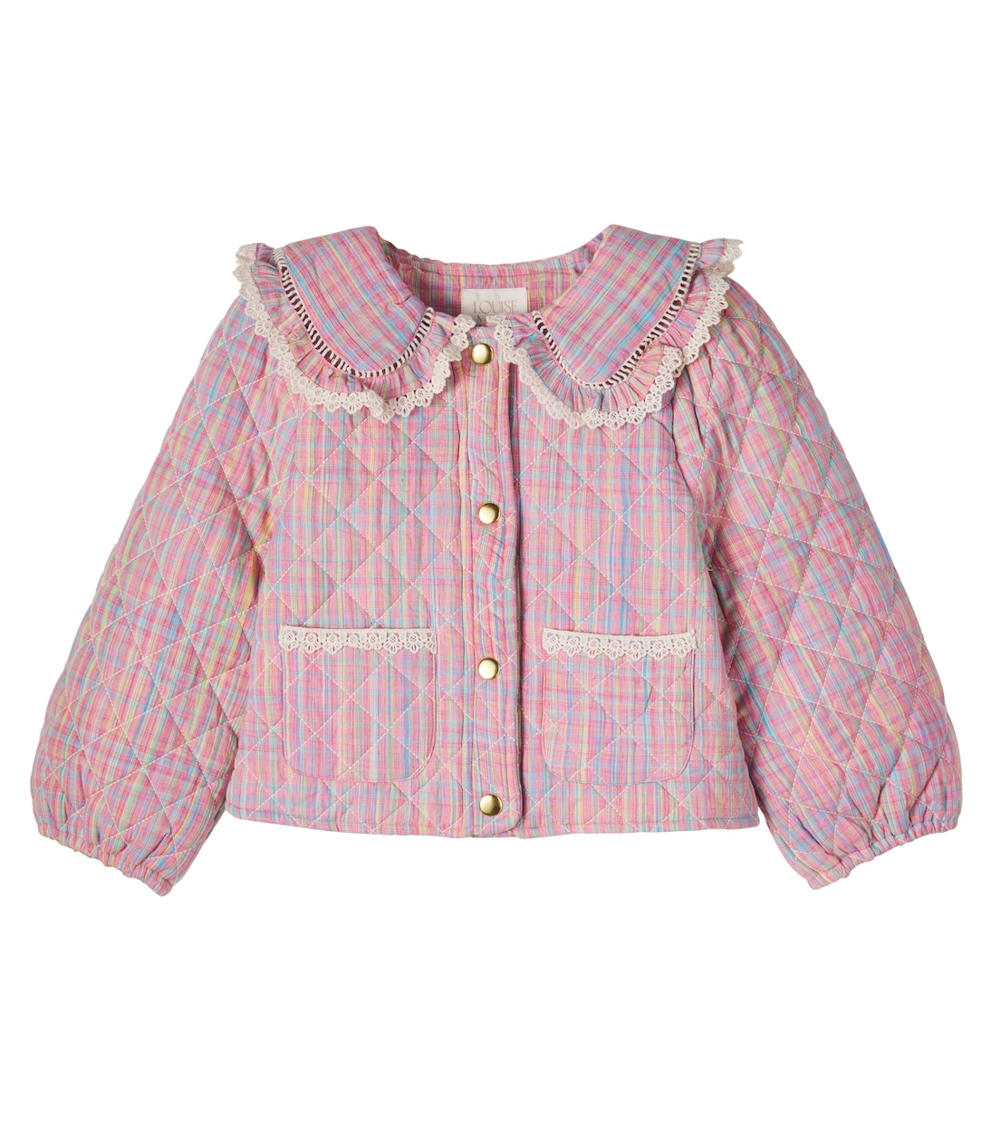 Steppjacke Joulia aus Baumwolle mit Spitze | Louise Misha