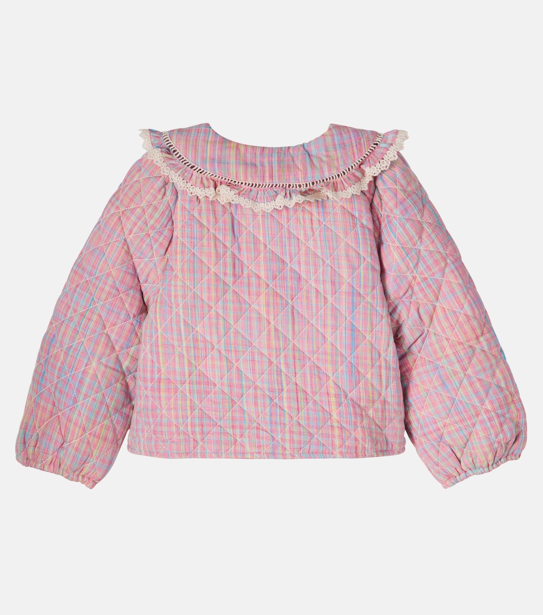 Steppjacke Joulia aus Baumwolle mit Spitze | Louise Misha