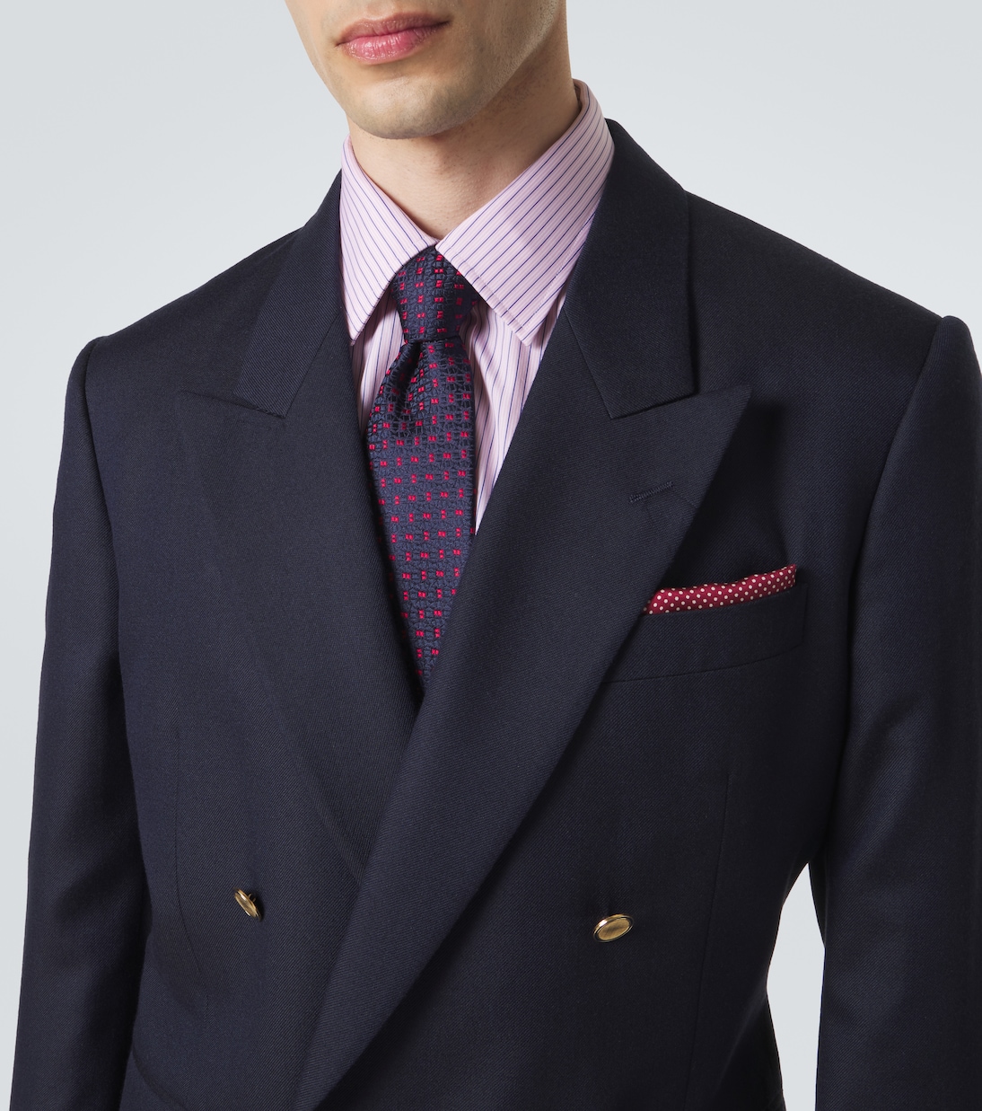 Silk jacquard tie | Charvet