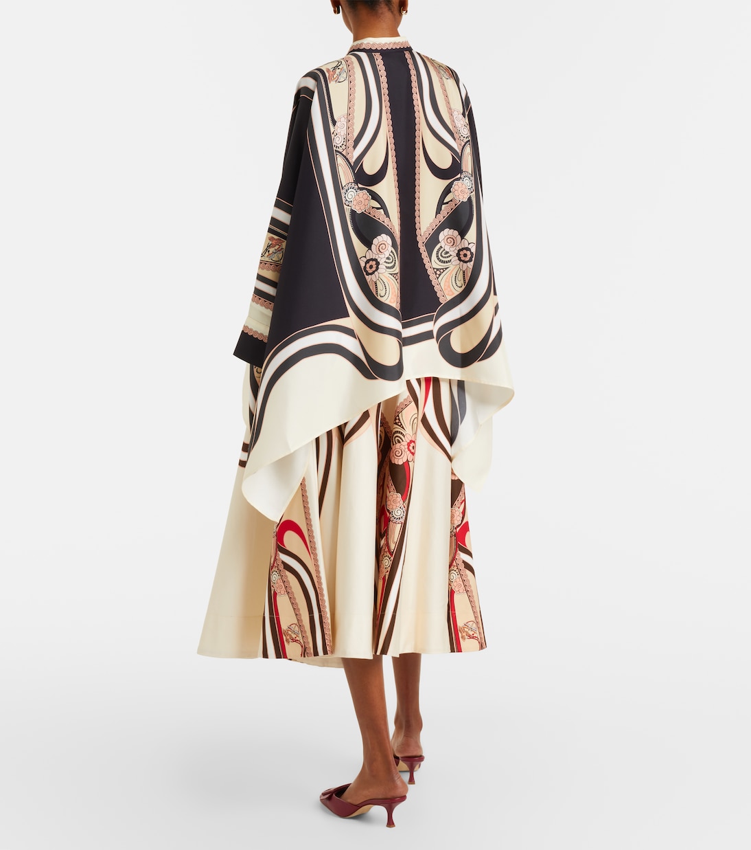 Midirock Ballerina aus Baumwoll-Gabardine | La DoubleJ