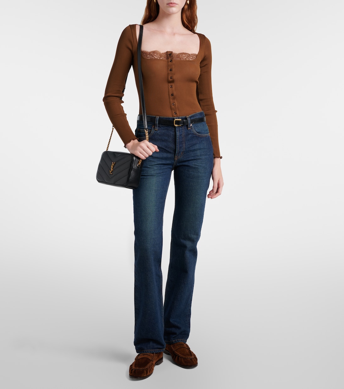 Schultertasche Loulou aus Leder | Saint Laurent