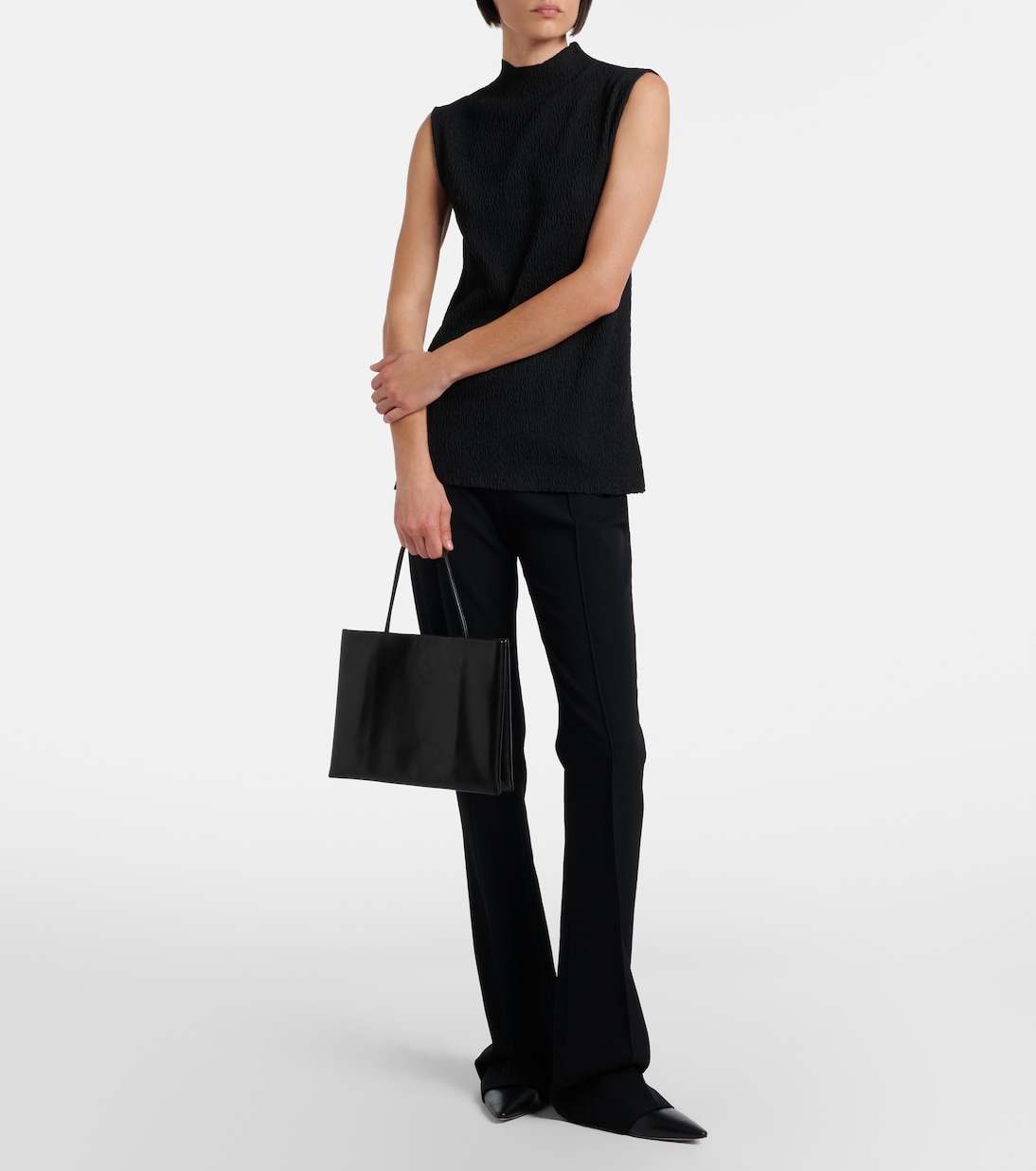 Cecily leather tote bag | The Row