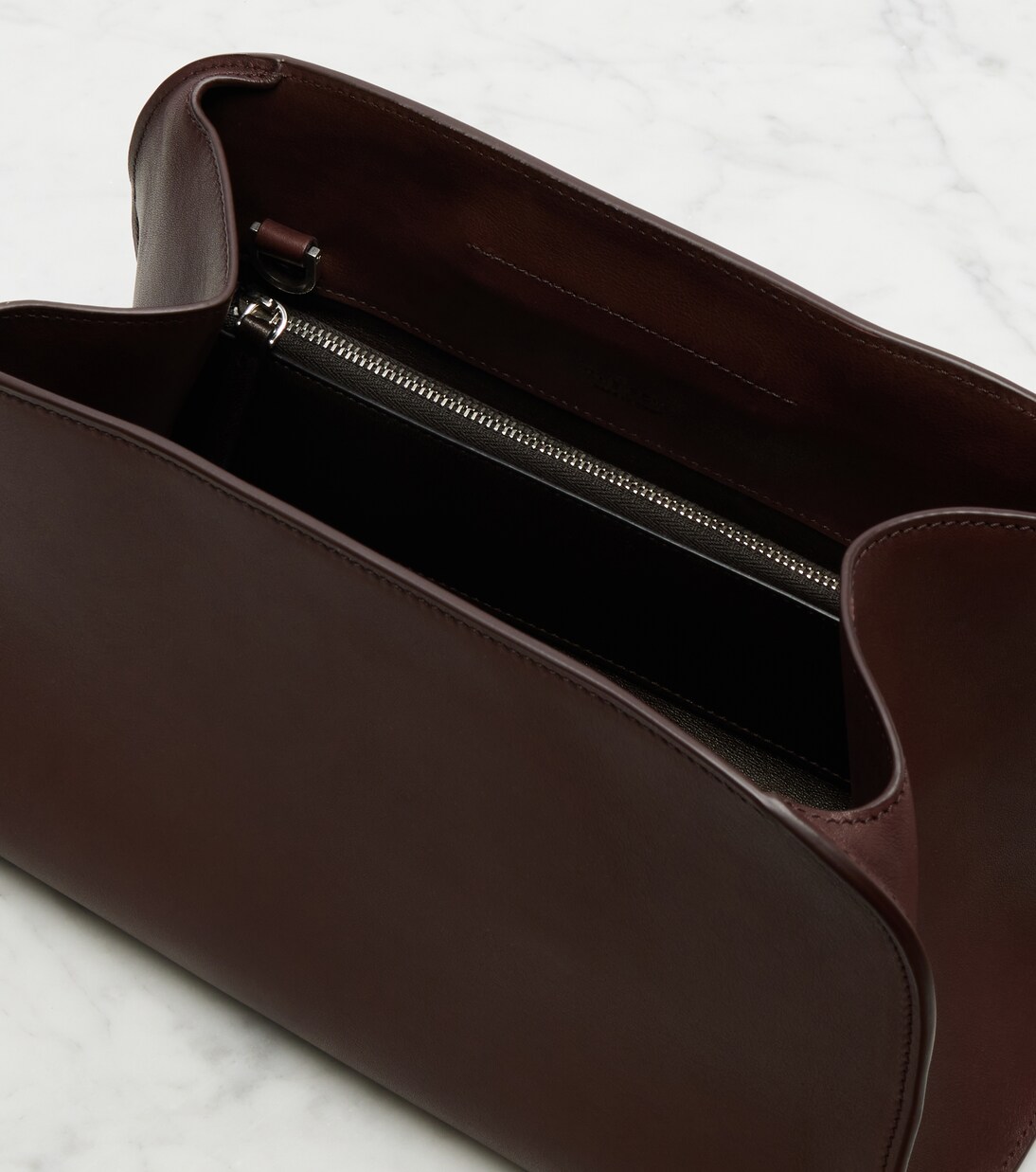 Peggy Medium leather clutch | The Row