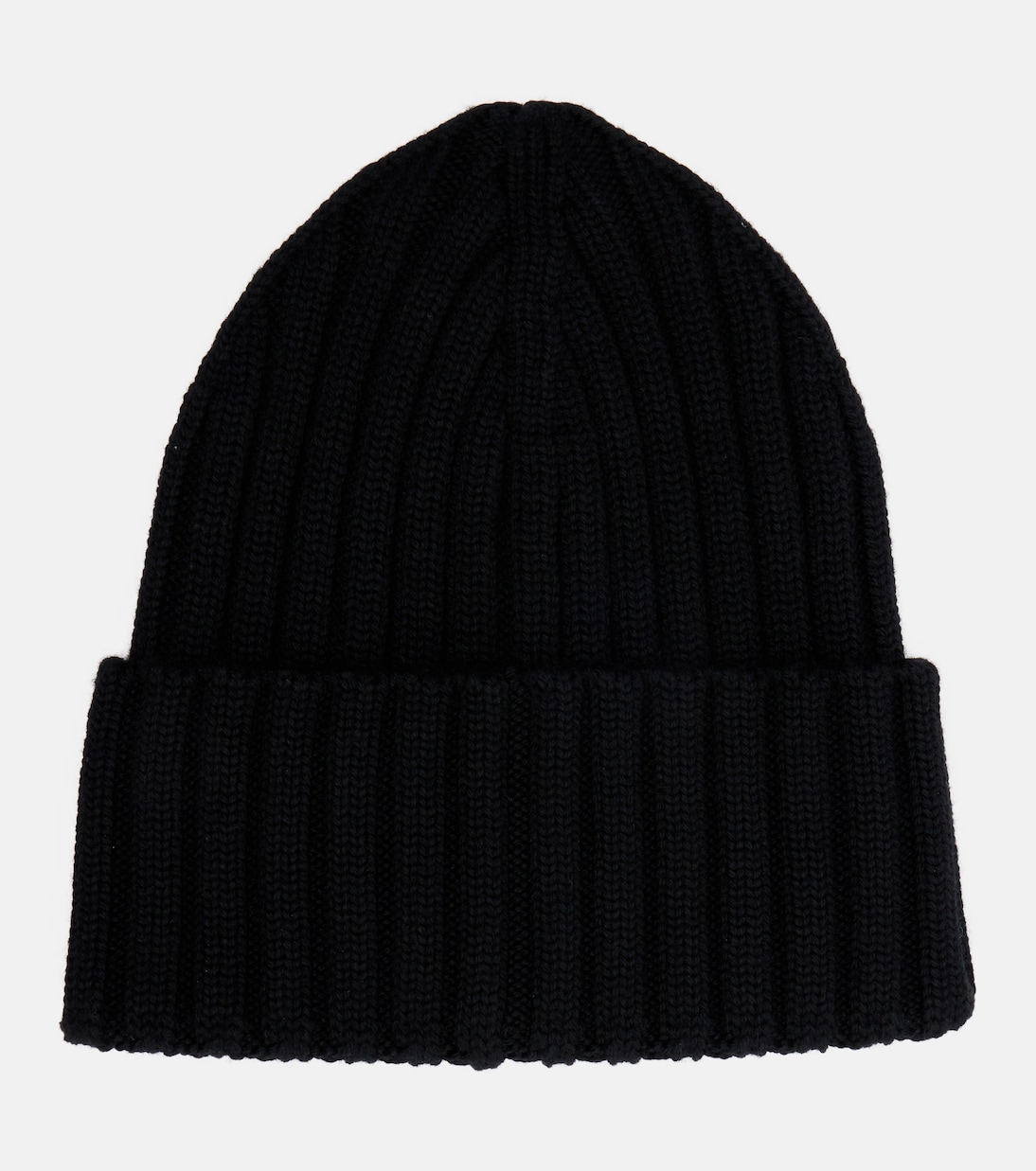 Ribbed-knit virgin wool beanie | Moncler
