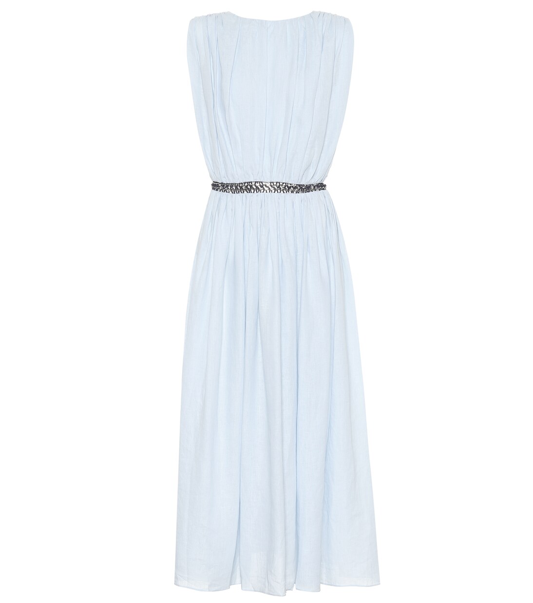 Robe midi Cristina en lin | Gabriela Hearst