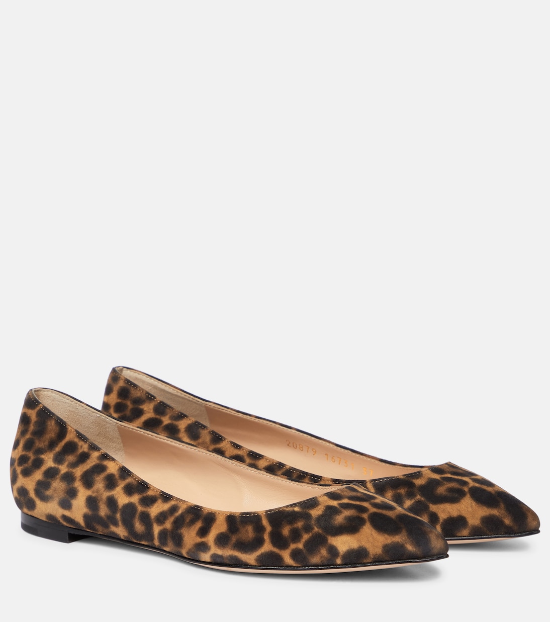 Gianvito leopard-print ballet flats | Gianvito Rossi