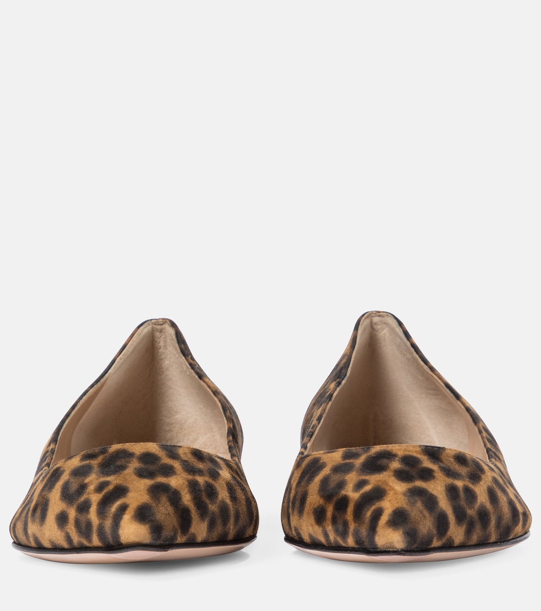 Gianvito leopard-print ballet flats | Gianvito Rossi