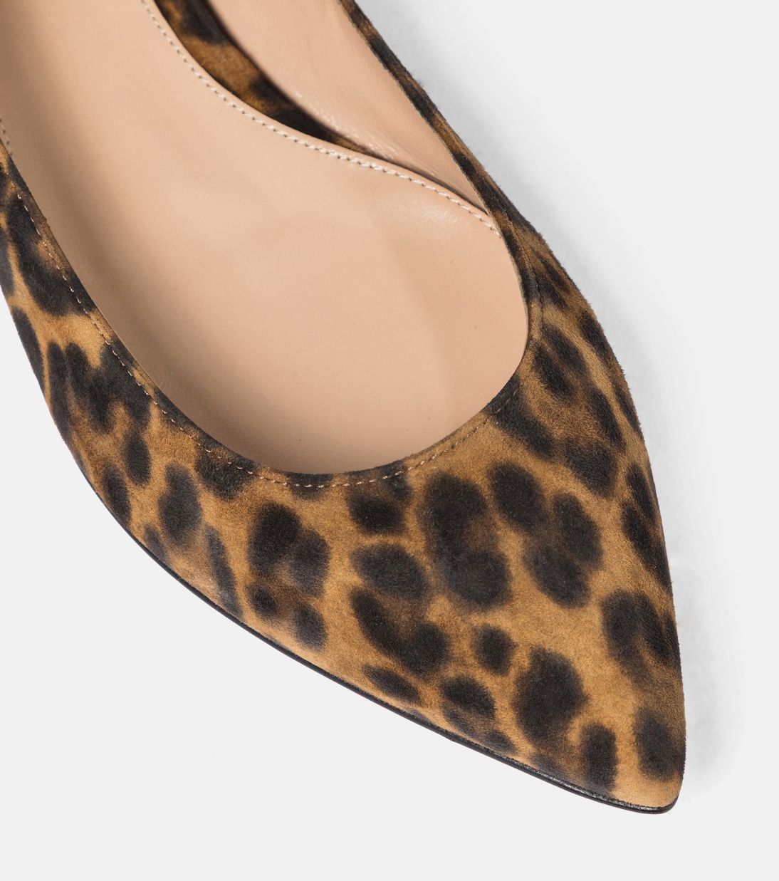 Gianvito leopard-print ballet flats | Gianvito Rossi