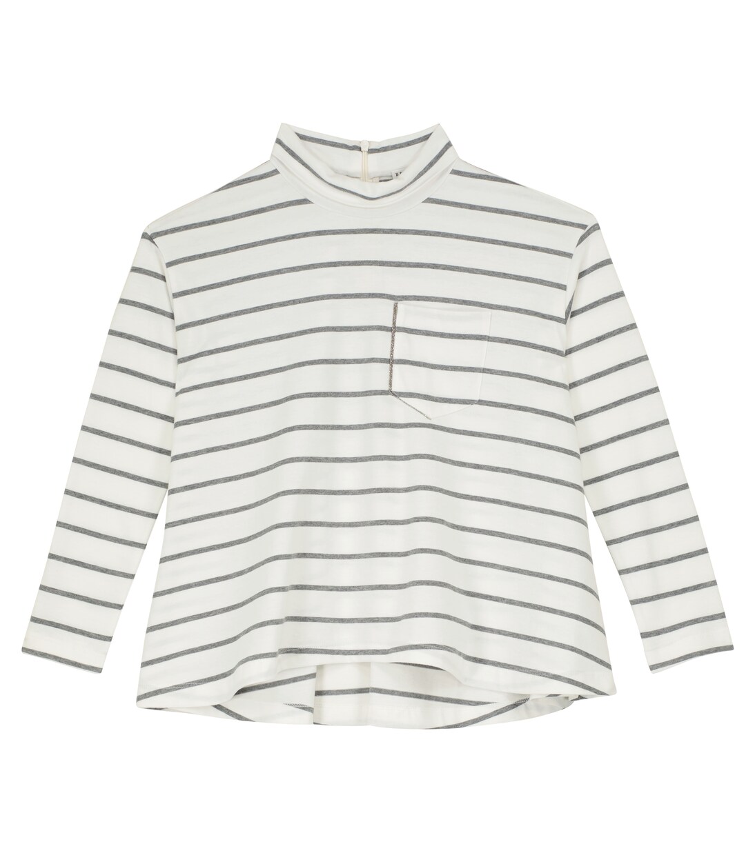 Striped cotton top | Brunello Cucinelli Kids