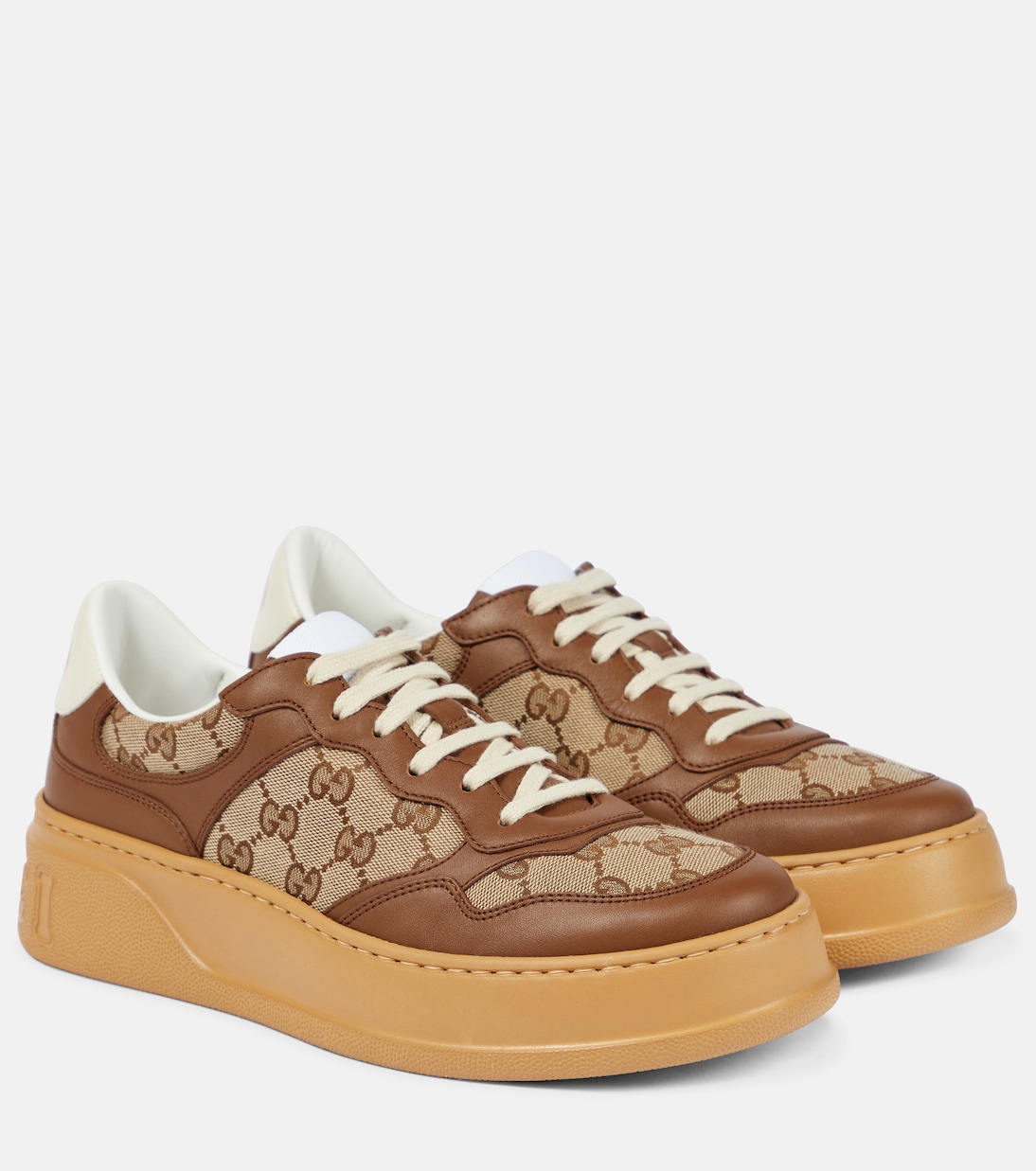 Baskets en toile Original GG et cuir | Gucci