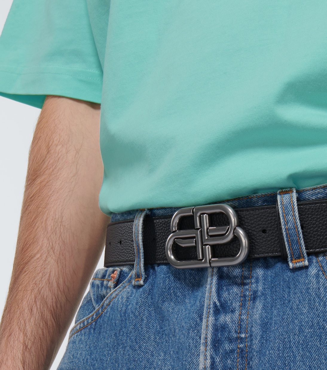 BB Large leather belt | Balenciaga