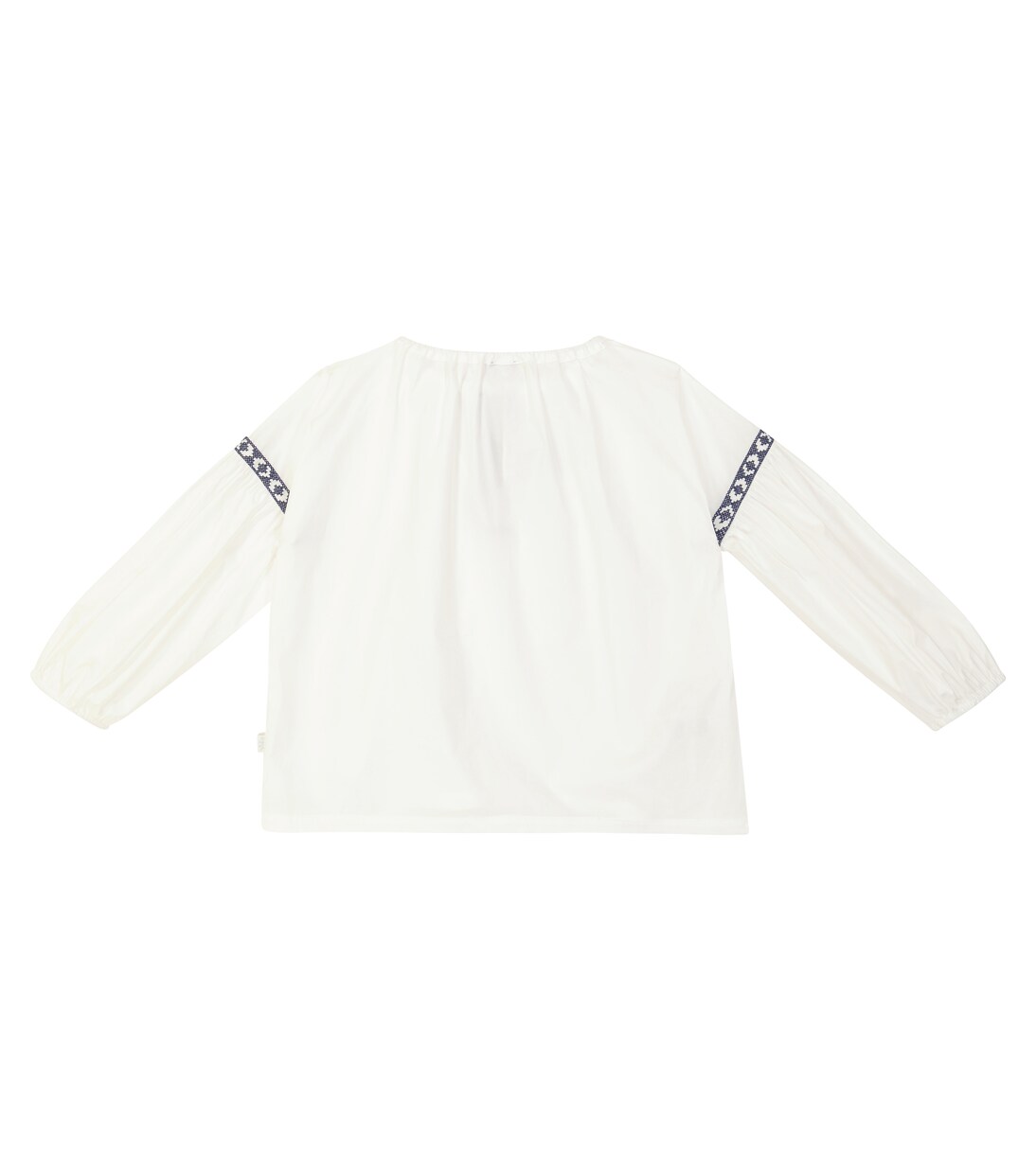 Embroidered cotton blouse | Il Gufo