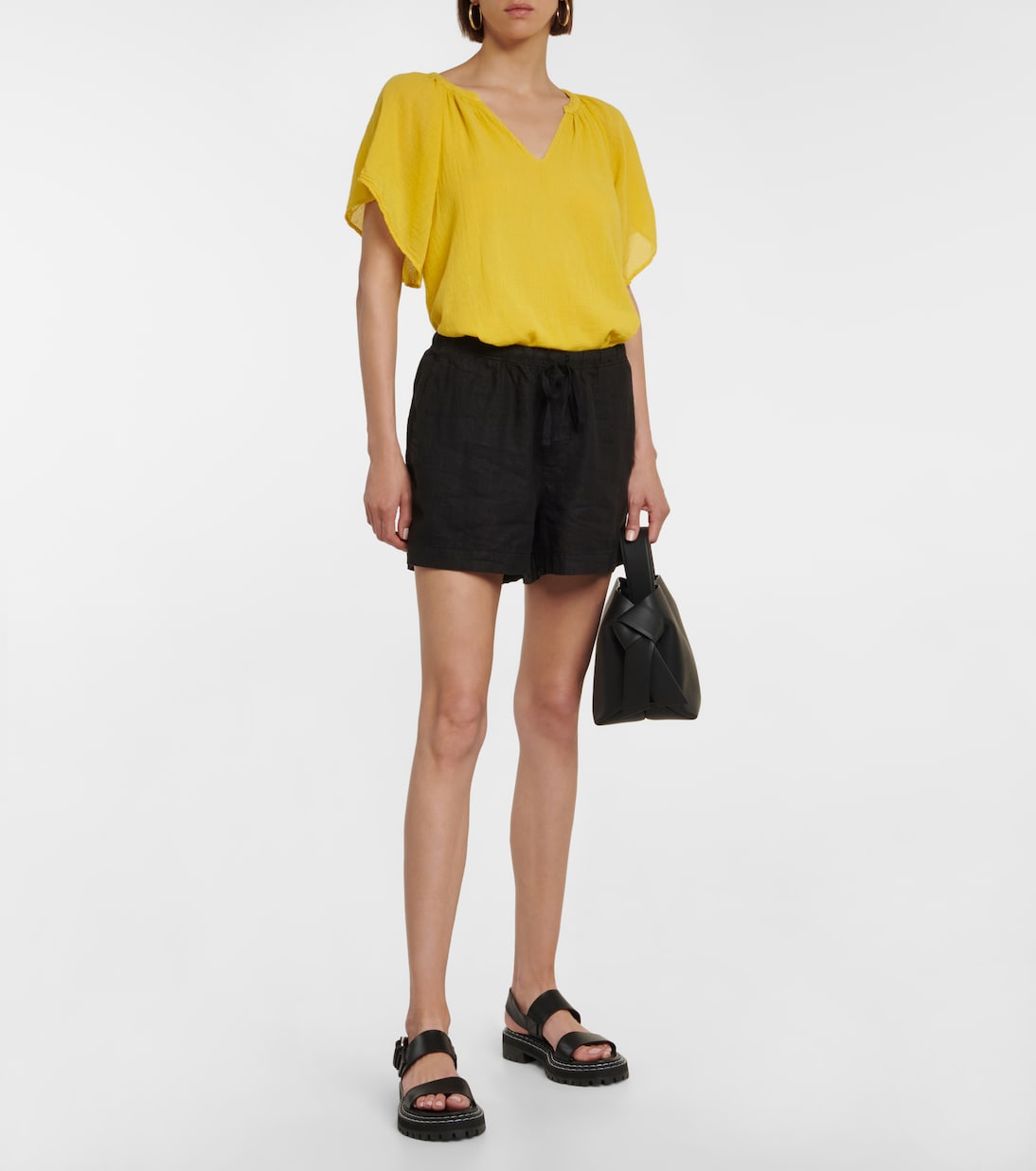 Tammy cotton shorts | Velvet