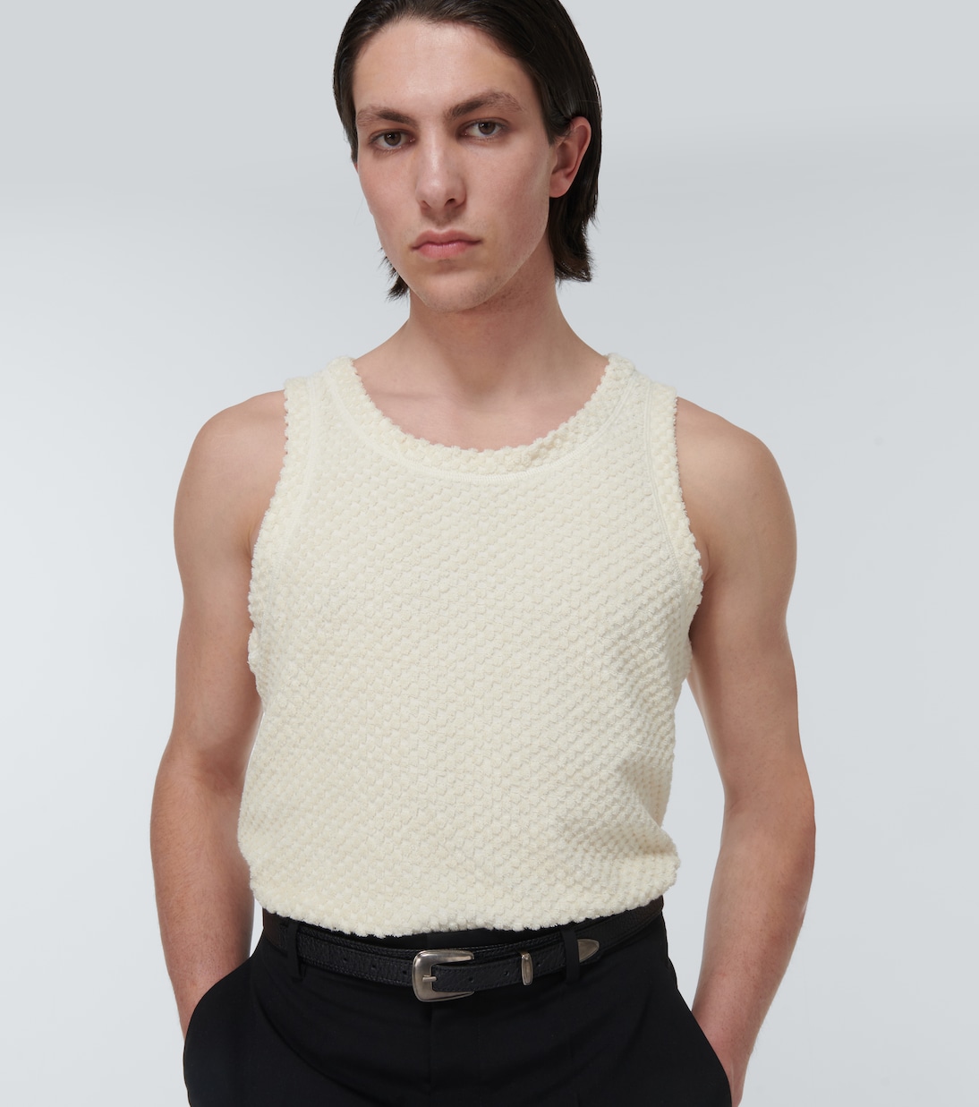 Tank top in misto cotone | Jil Sander