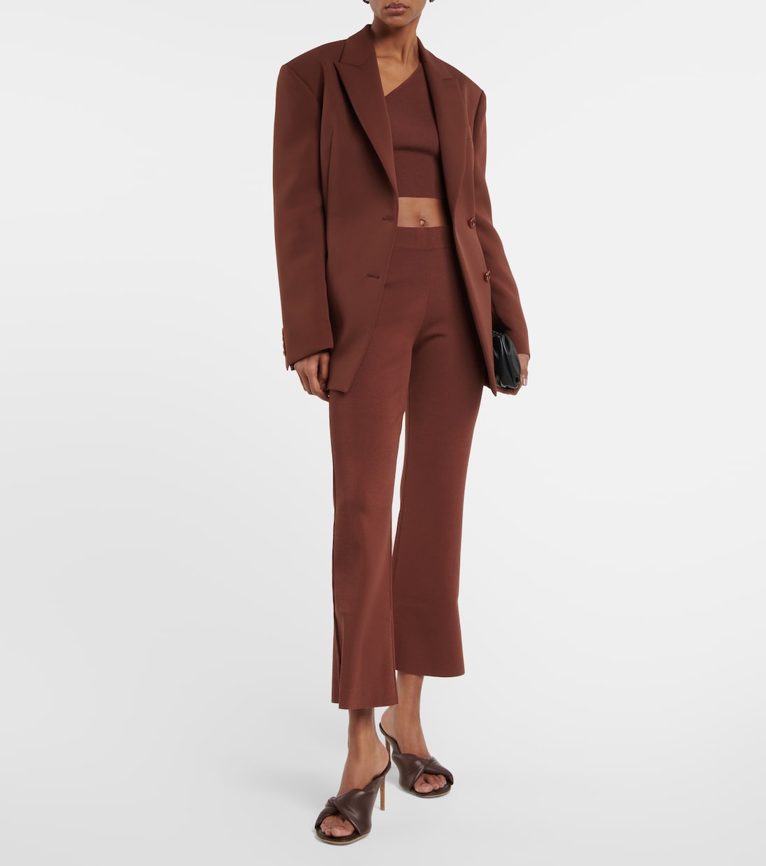 Lexi ribbed-knit cropped top | Staud