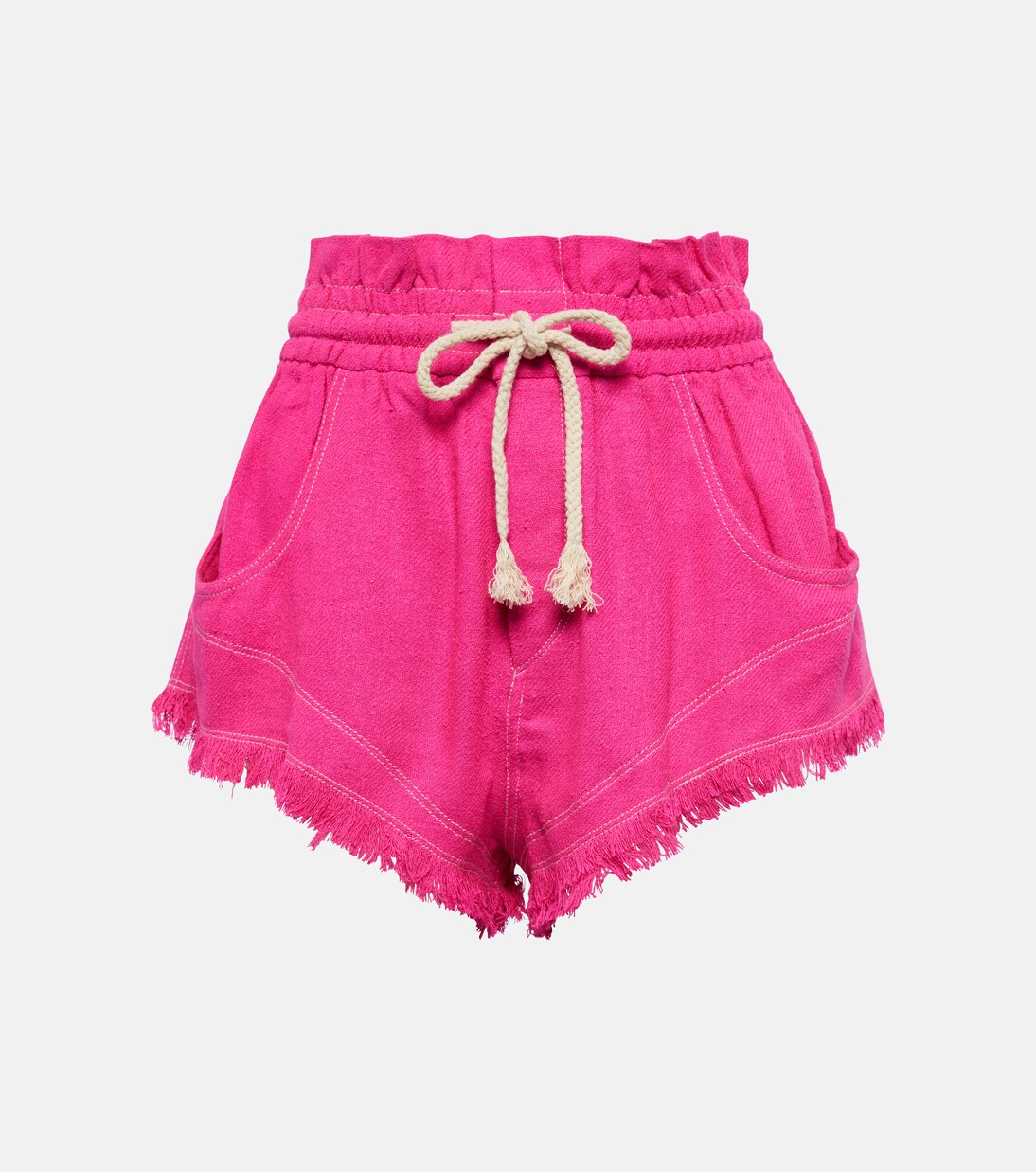 High-Rise Shorts Talapiz aus Seide | Marant Etoile