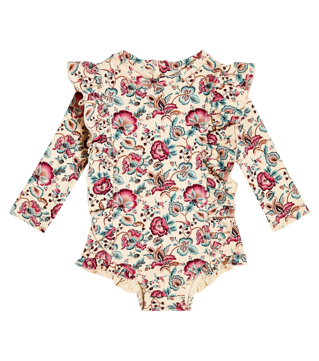 Baby Aurelie floral rashguard swimsuit | Louise Misha