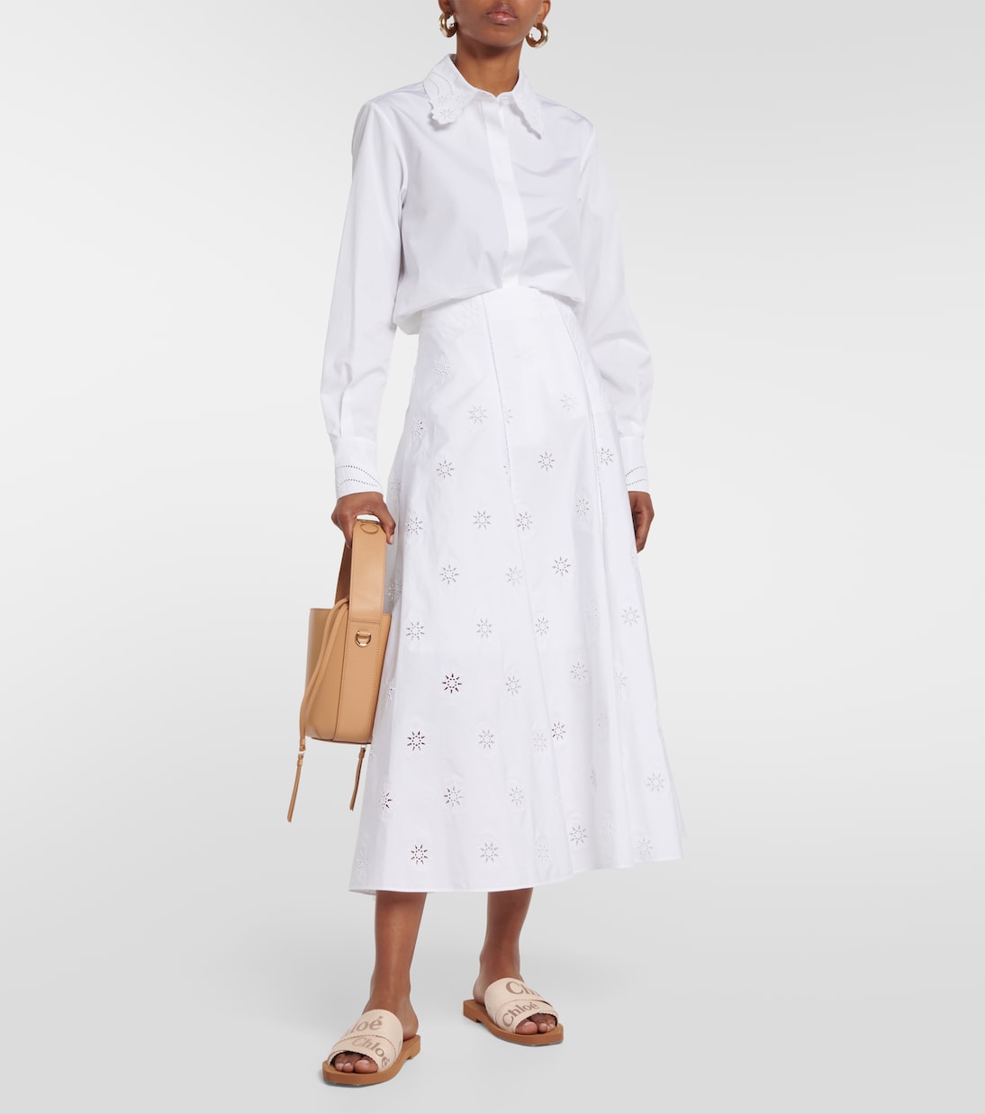 Woody canvas slides | Chloé