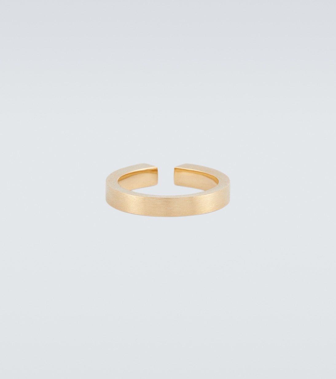 Split 9kt gold ring with diamonds | Tom Wood