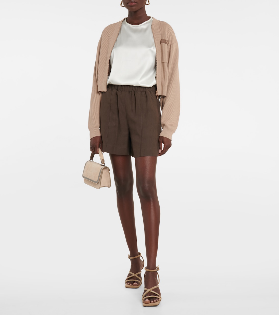 Top aus Satin | Brunello Cucinelli