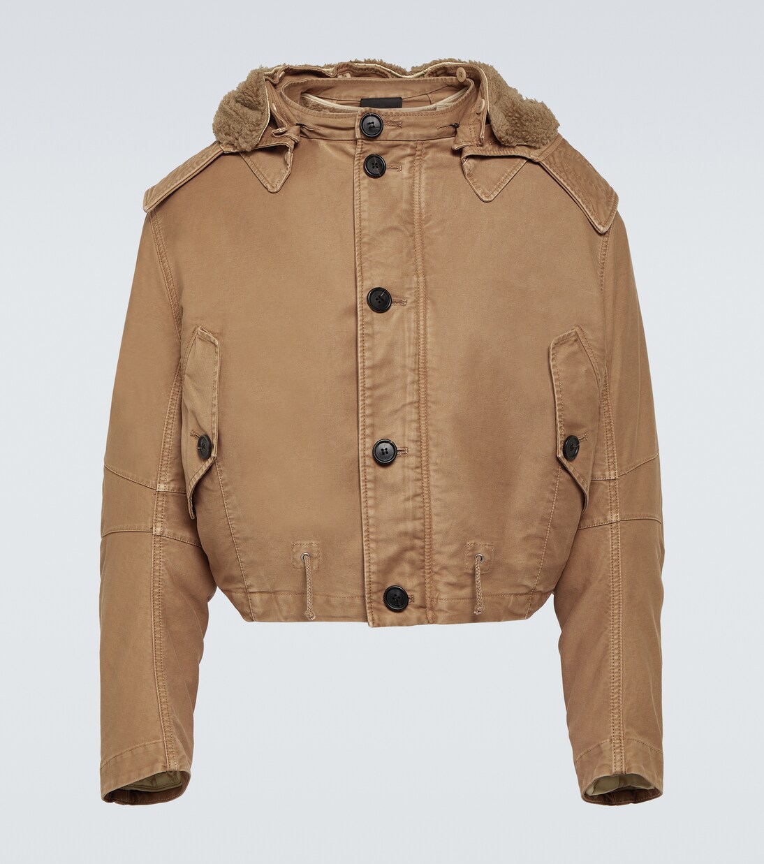 Bomberjacke mit Faux Fur | Prada