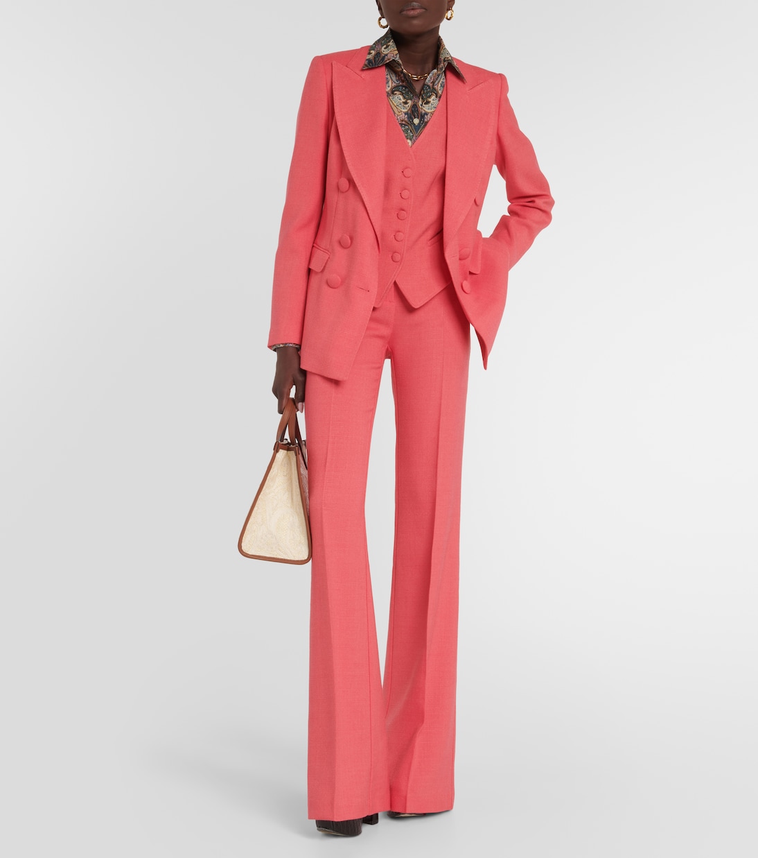 Pantalon évasé à taille haute | Etro