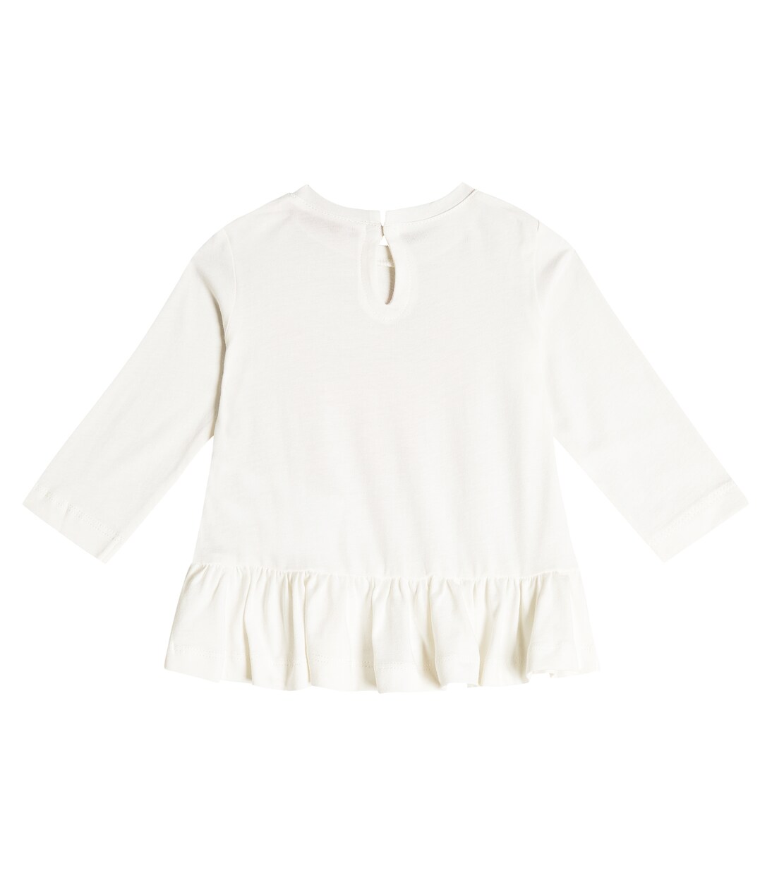 Baby printed cotton jersey top | Monnalisa