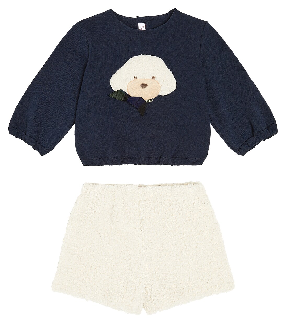 Baby Set aus Sweatshirt und Shorts | Il Gufo