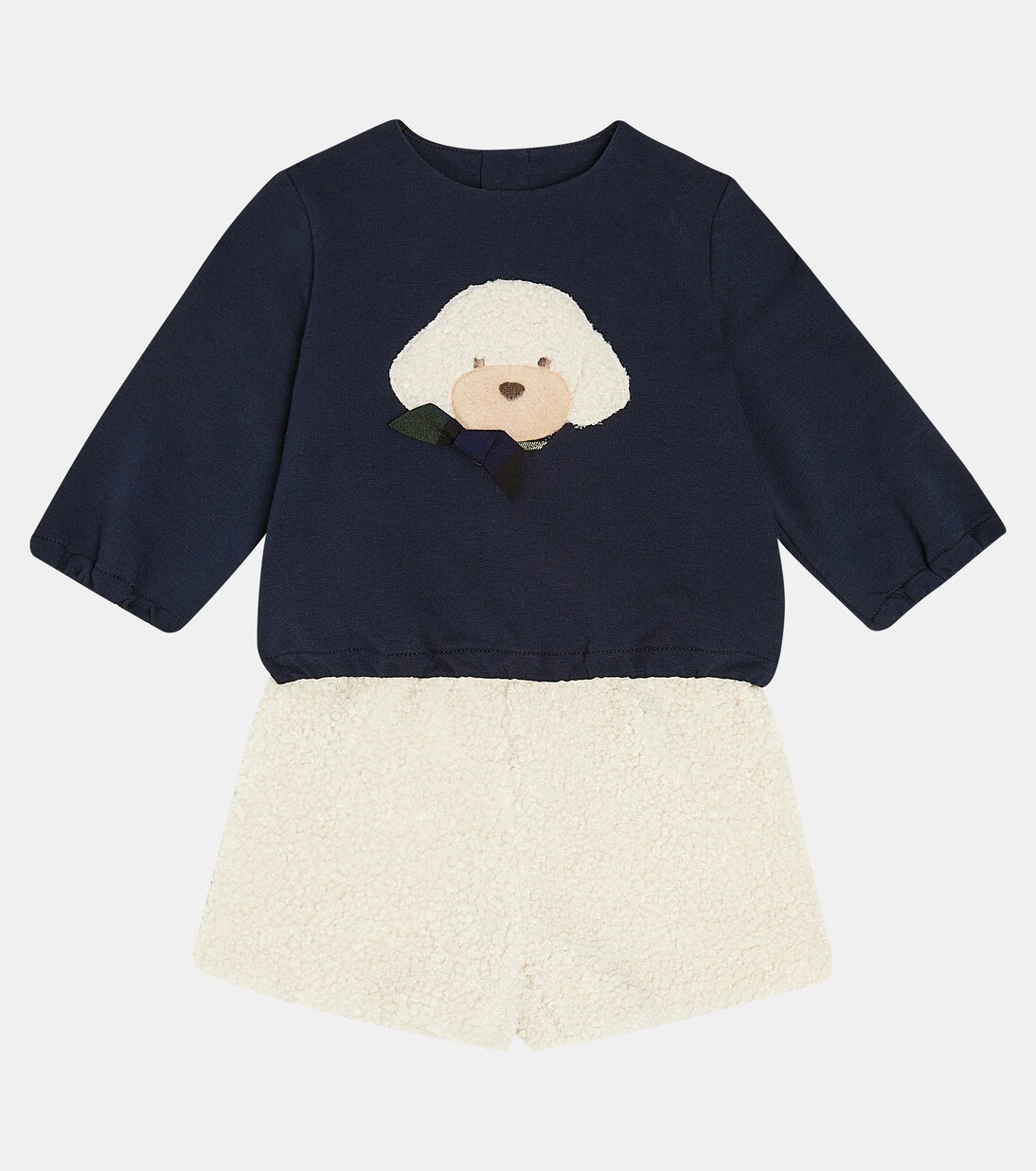Baby Set aus Sweatshirt und Shorts | Il Gufo