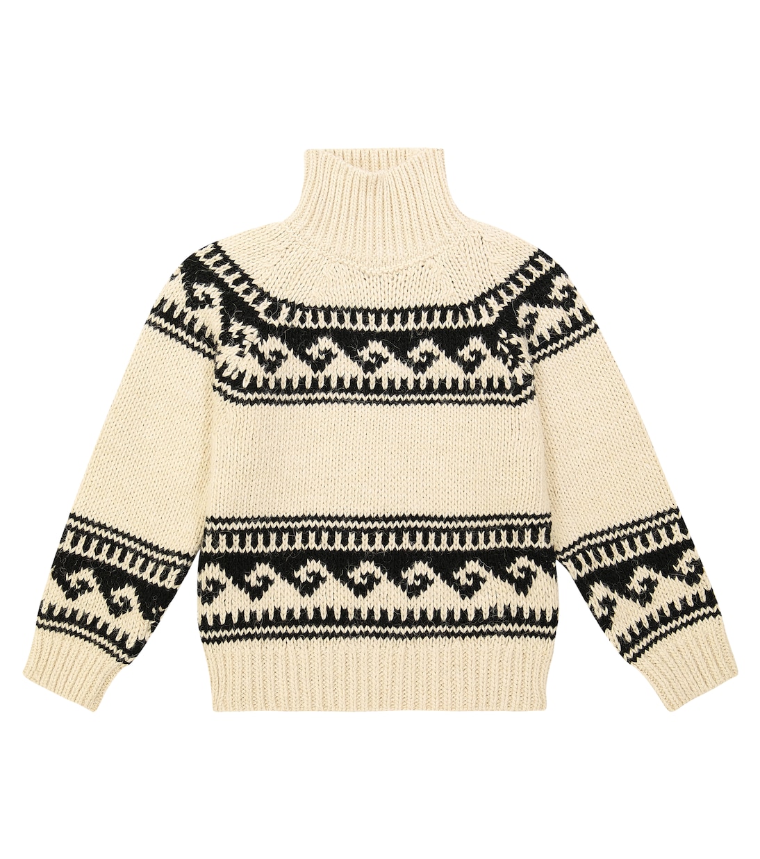 Andy jacquard turtleneck sweater | The New Society