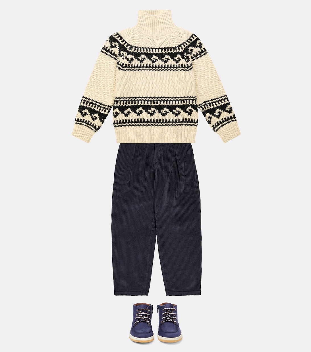 Andy jacquard turtleneck sweater | The New Society