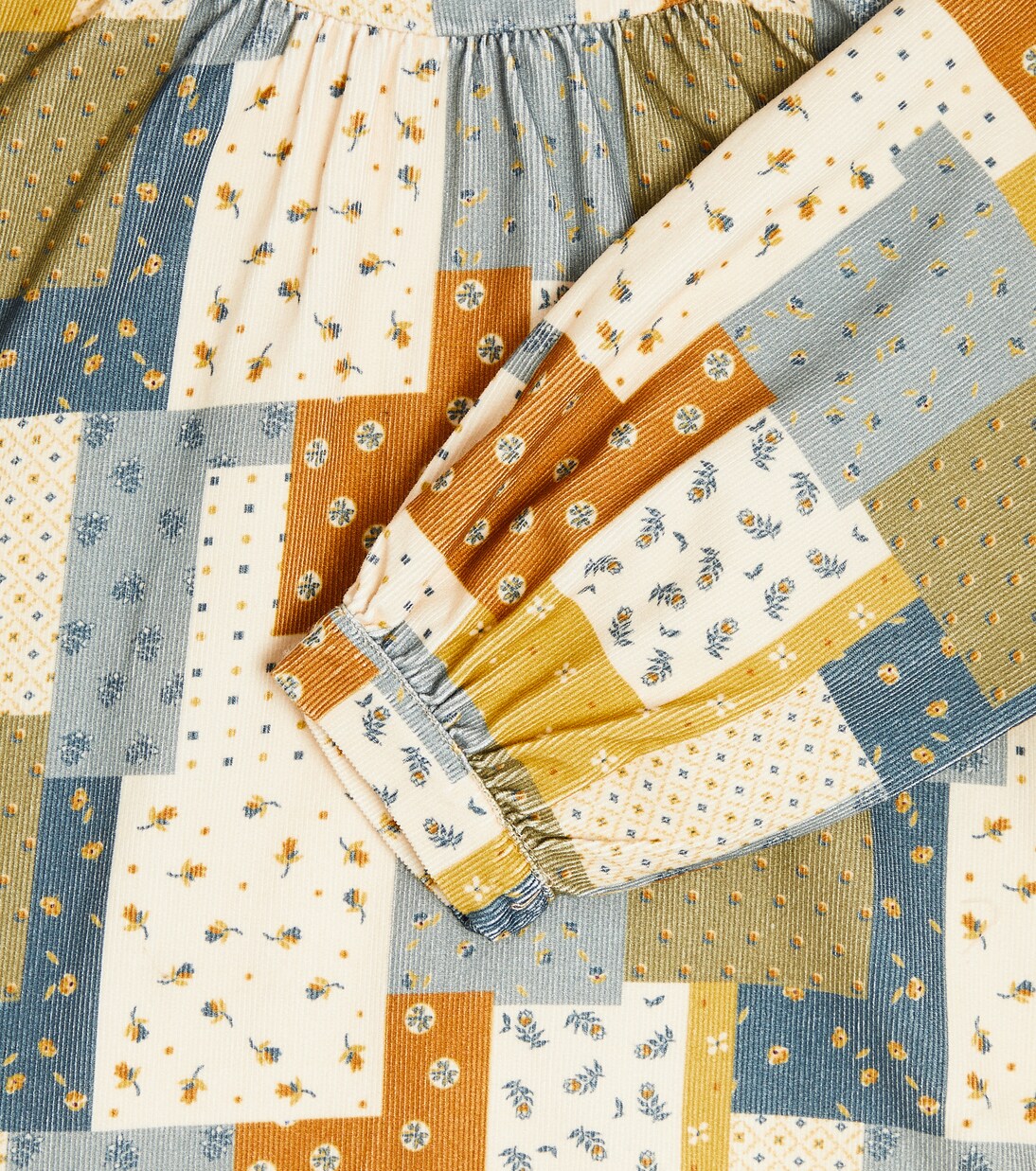 Bobble patchwork corduroy dress | The New Society