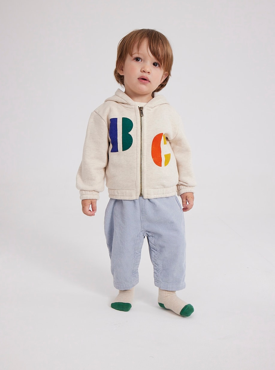 Baby logo cotton hoodie | Bobo Choses