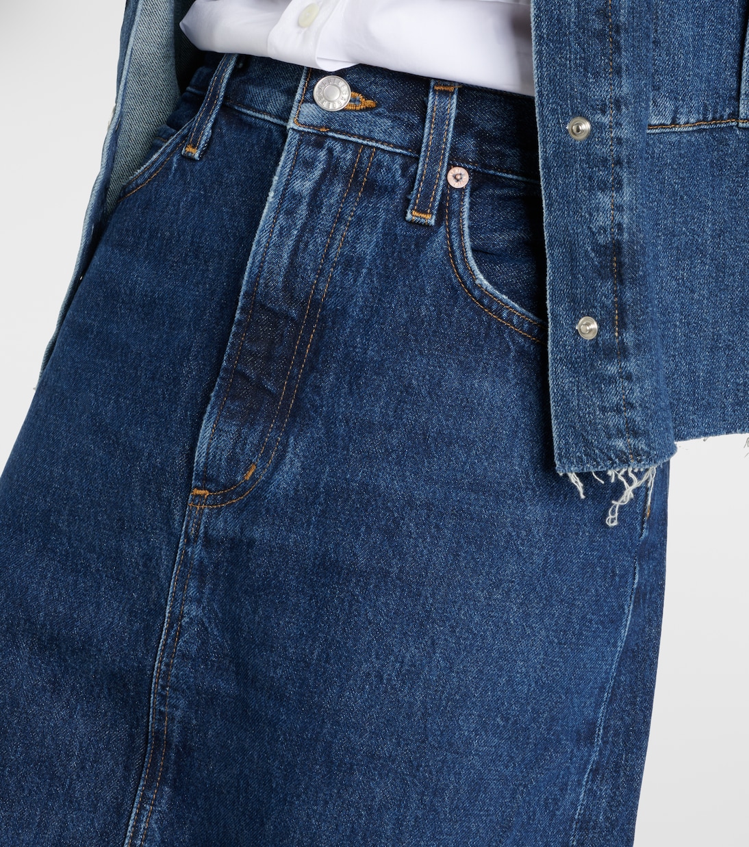 Falda larga Hilla de denim | Agolde