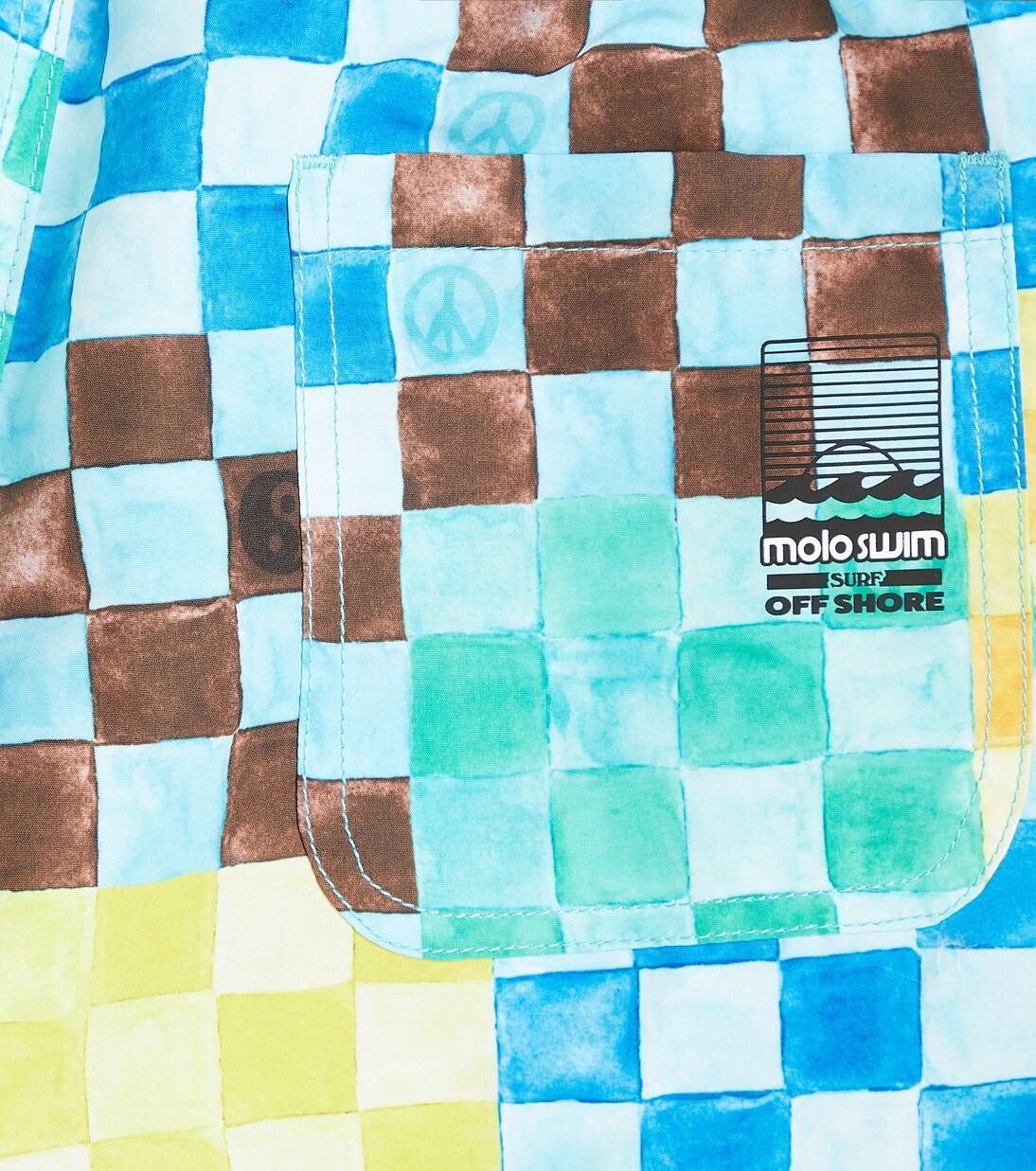 Nilson checked swim trunks | Molo