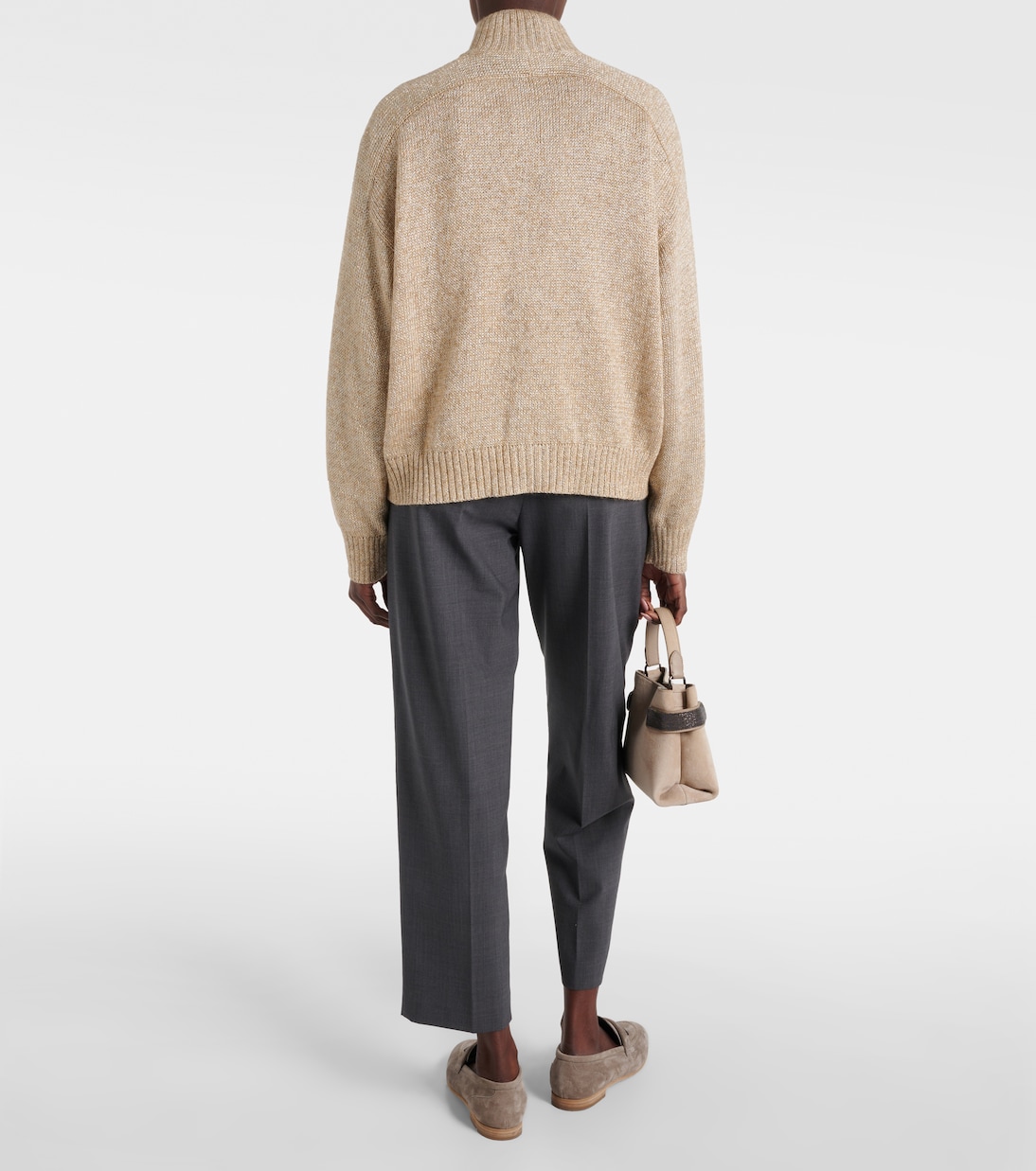 Cárdigan con cremallera | Brunello Cucinelli