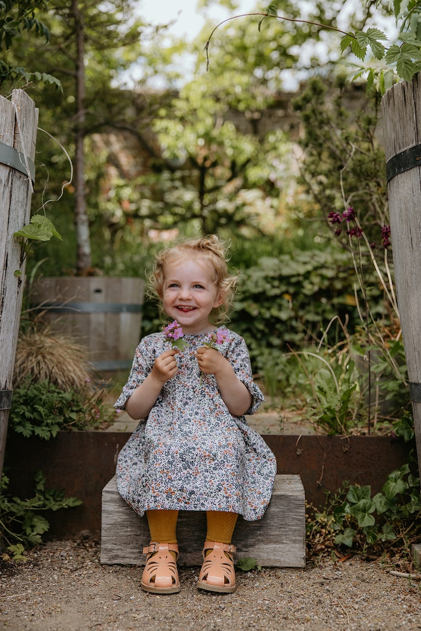 Butterfly patent leather sandals | Petit Nord