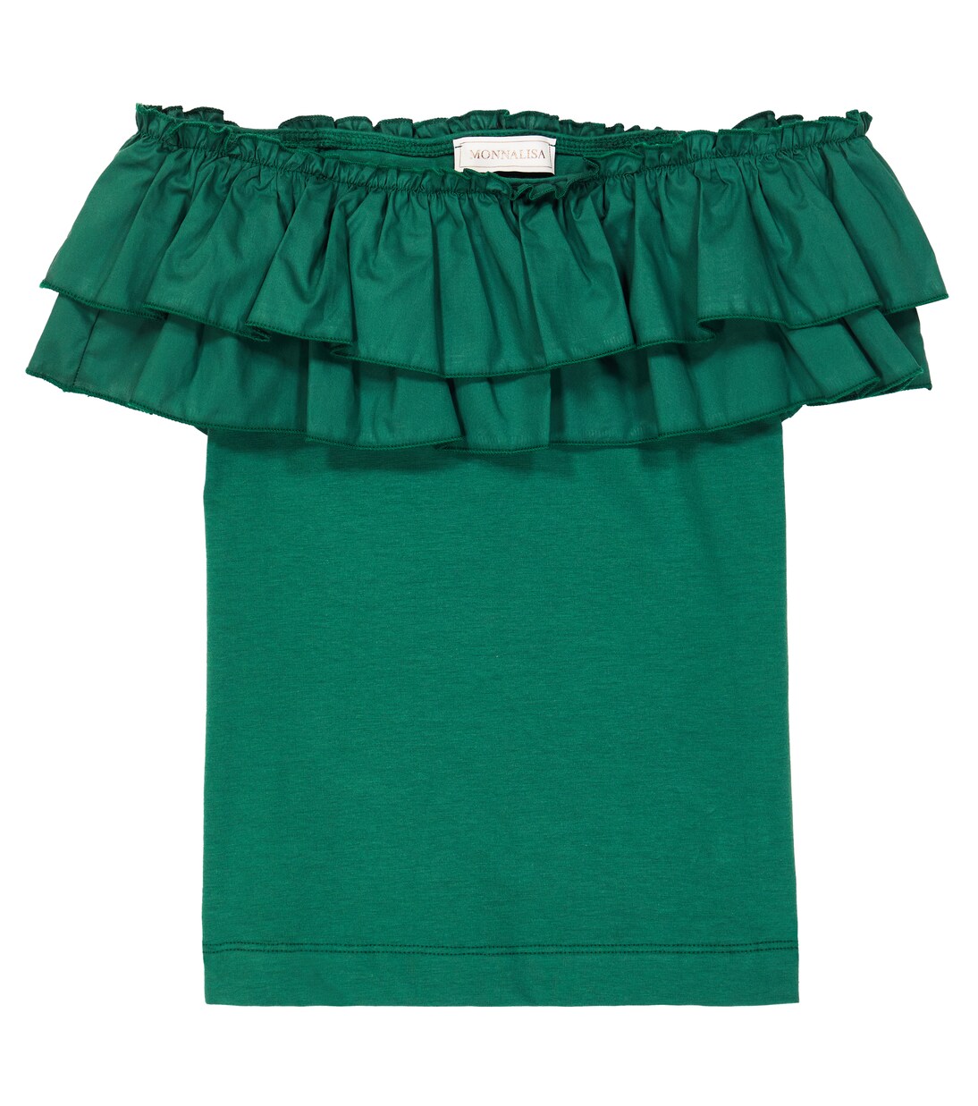 Cotton-blend jersey T-shirt | Monnalisa