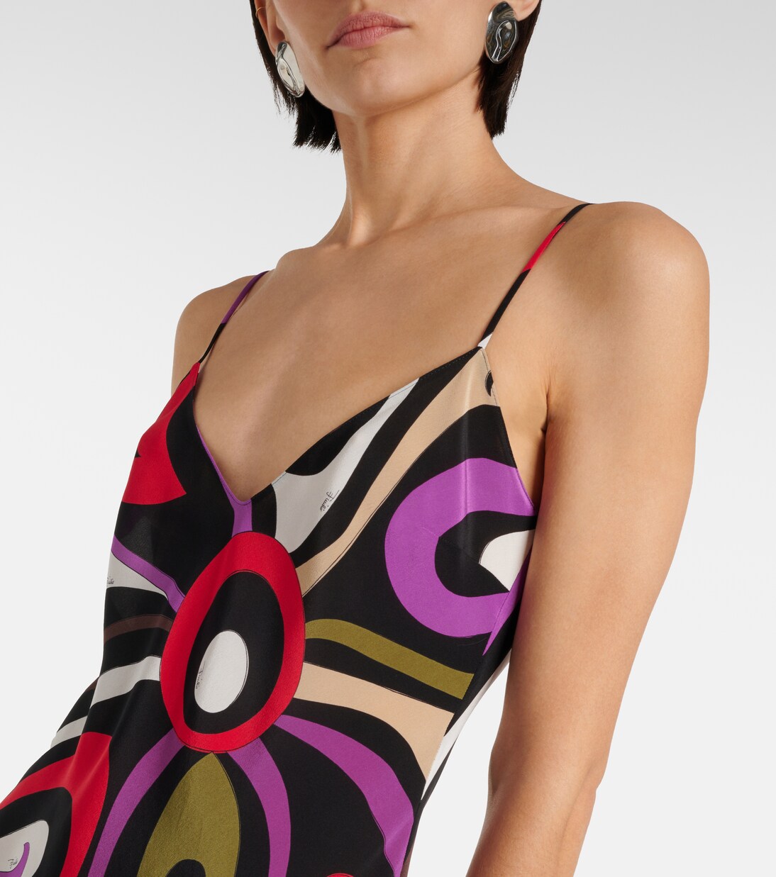 Marmo silk crêpe de chine maxi dress | Pucci