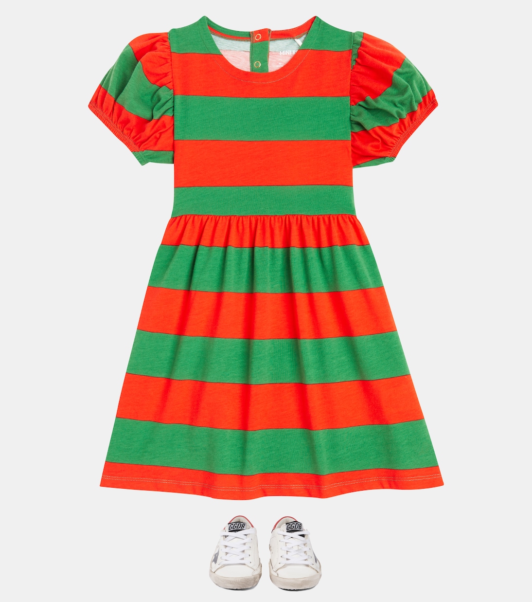 Robe rayée en coton | Mini Rodini