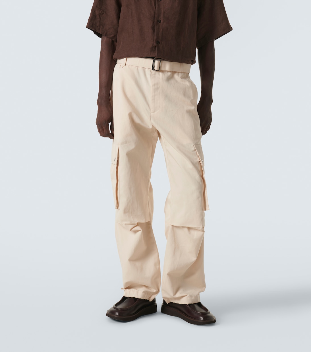 Le Cargo cotton and linen cargo pants | Jacquemus