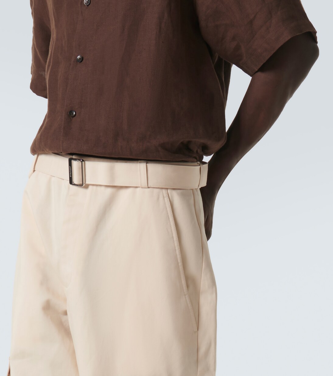 Le Cargo cotton and linen cargo pants | Jacquemus