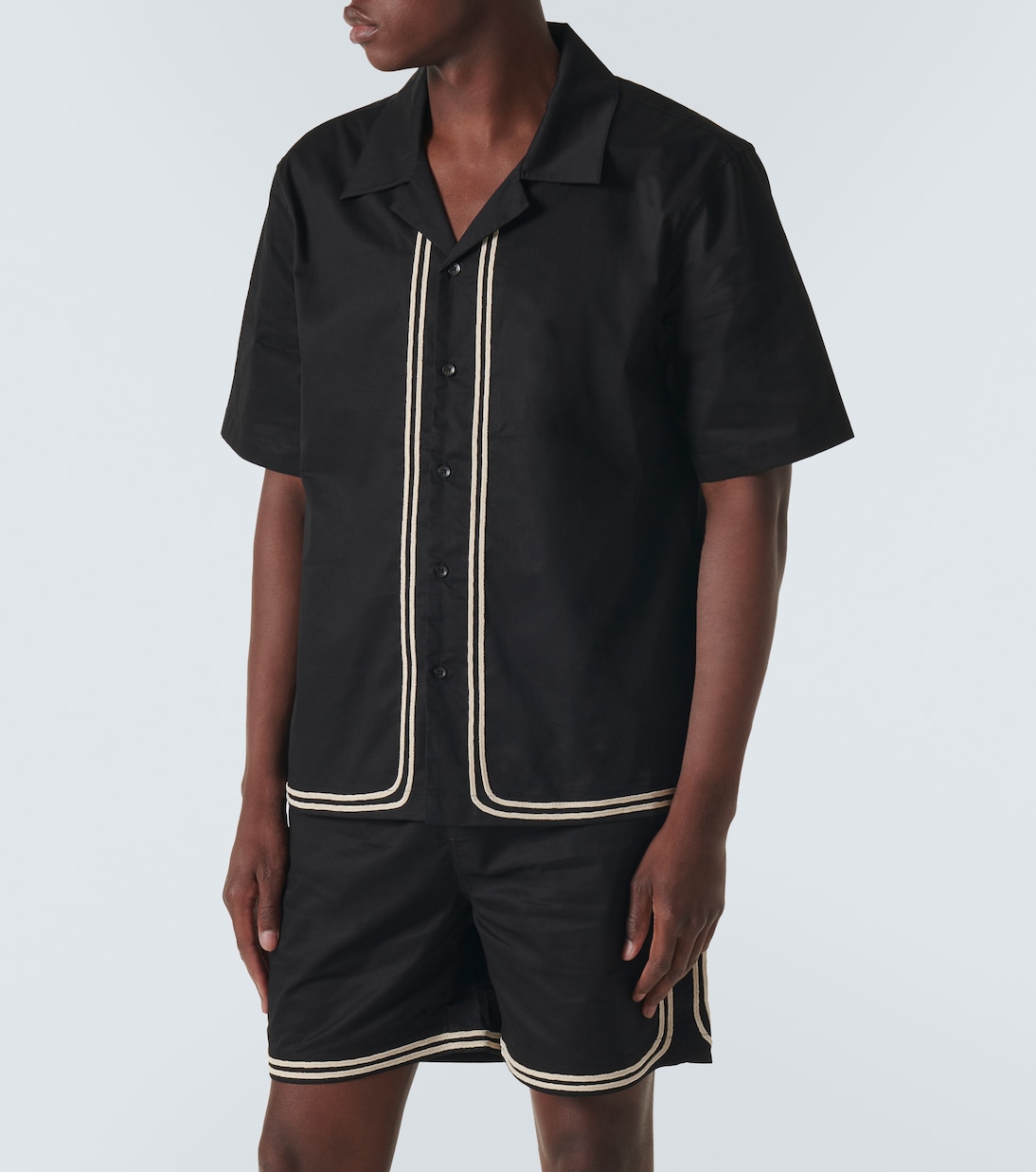 Braided cotton shirt | Commas